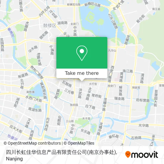 四川长虹佳华信息产品有限责任公司(南京办事处) map