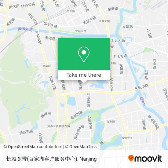 长城宽带(百家湖客户服务中心) map