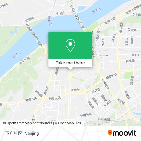 下庙社区 map