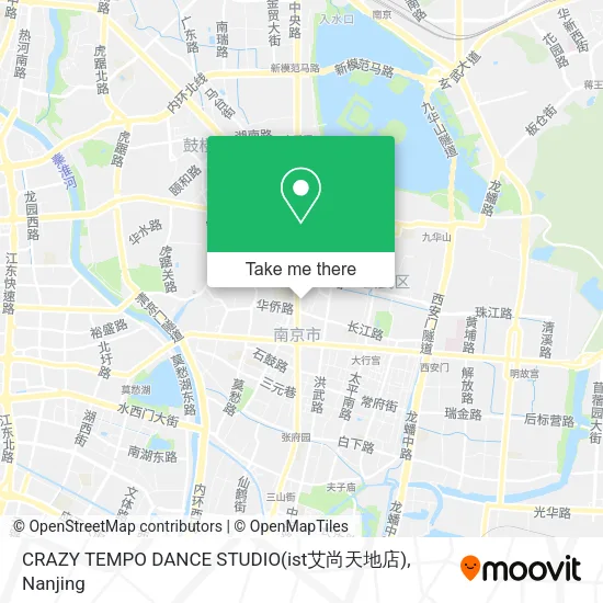 CRAZY TEMPO DANCE STUDIO(ist艾尚天地店) map