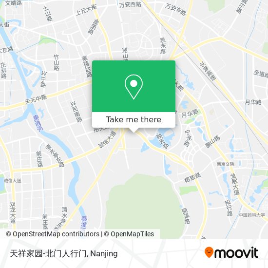 天祥家园-北门人行门 map