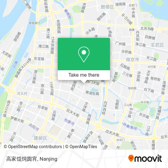 高家馄饨圆宵 map