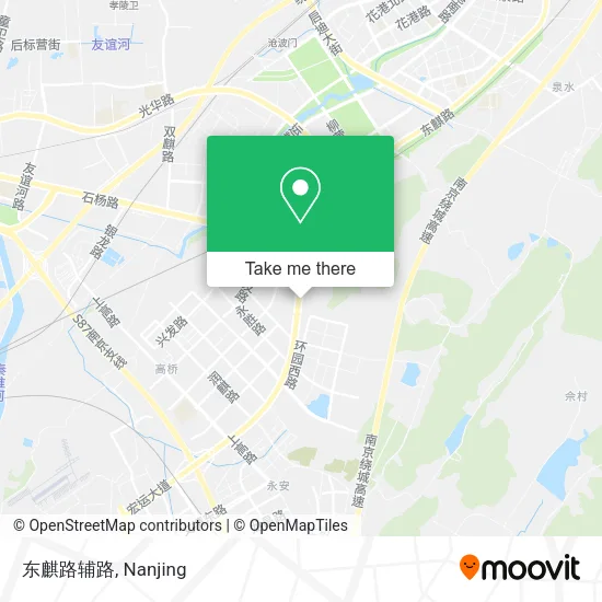 东麒路辅路 map