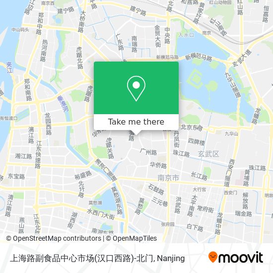 上海路副食品中心市场(汉口西路)-北门 map