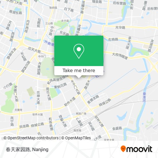 春天家园路 map