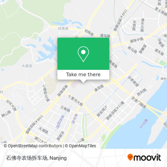 石佛寺农场拆车场 map