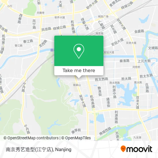 南京秀艺造型(江宁店) map