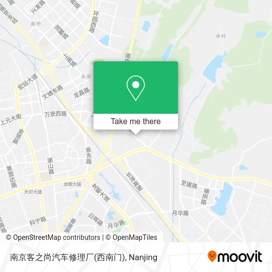 南京客之尚汽车修理厂(西南门) map