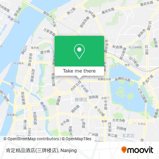 肯定精品酒店(三牌楼店) map