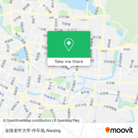 金陵老年大学-停车场 map