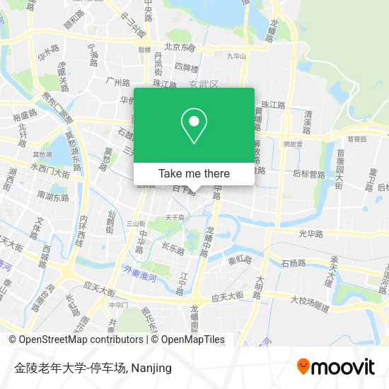 金陵老年大学-停车场 map