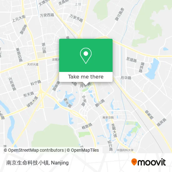 南京生命科技小镇 map