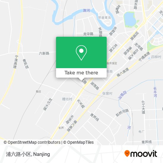 浦六路小区 map
