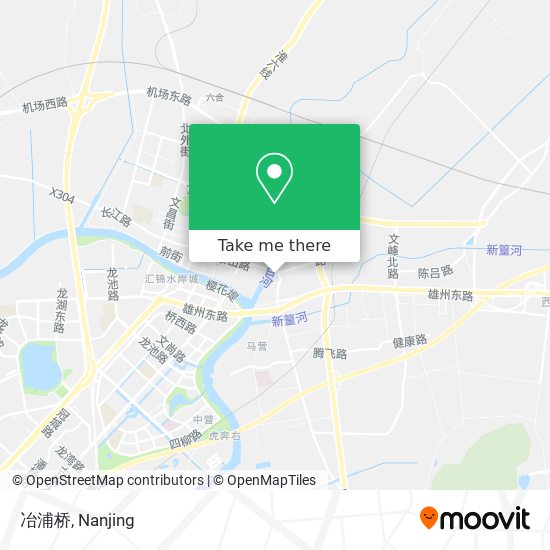 冶浦桥 map