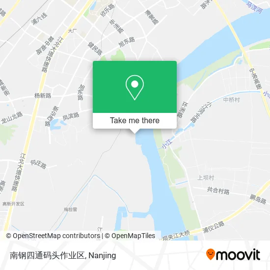 南钢四通码头作业区 map