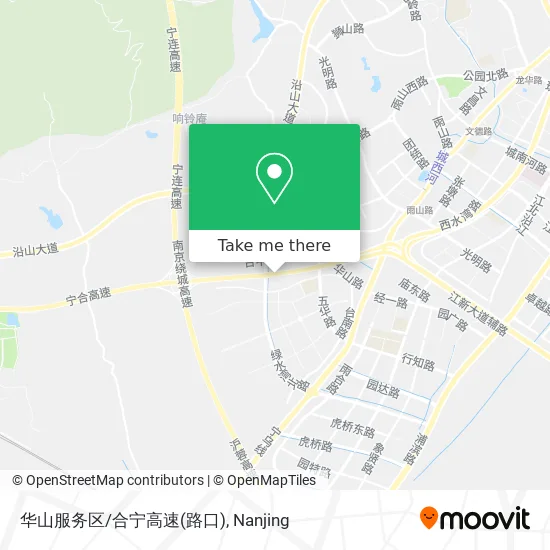华山服务区/合宁高速(路口) map