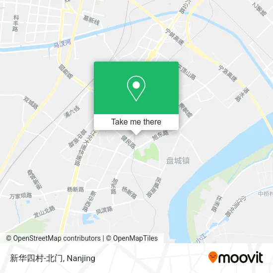 新华四村-北门 map