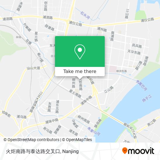 火炬南路与泰达路交叉口 map