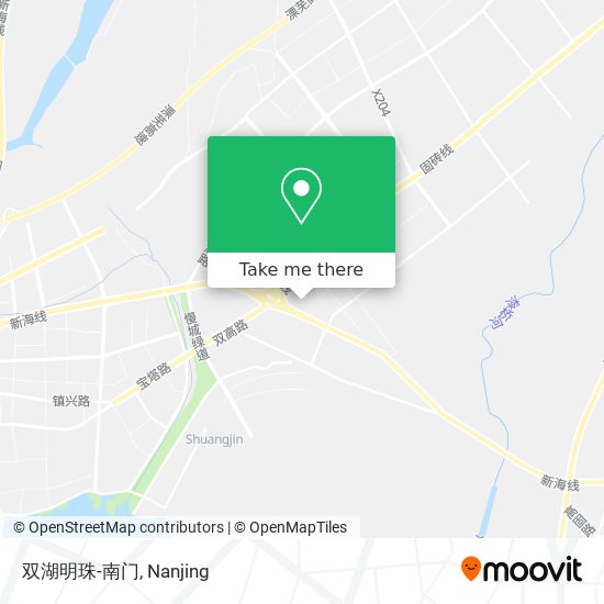 双湖明珠-南门 map