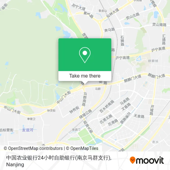 中国农业银行24小时自助银行(南京马群支行) map