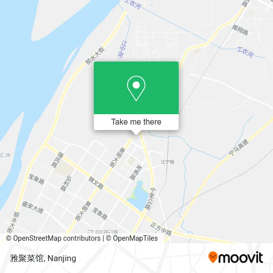 雅聚菜馆 map
