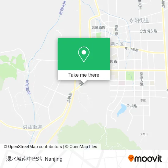 溧水城南中巴站 map