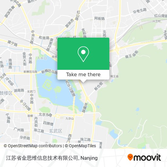 江苏省金思维信息技术有限公司 map