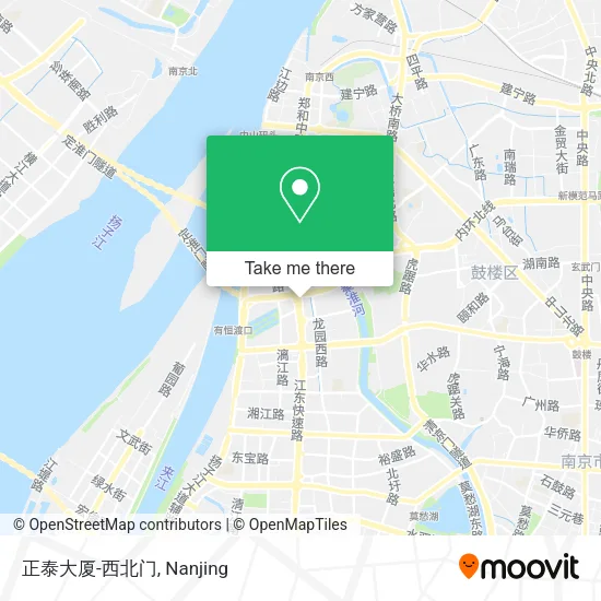 正泰大厦-西北门 map