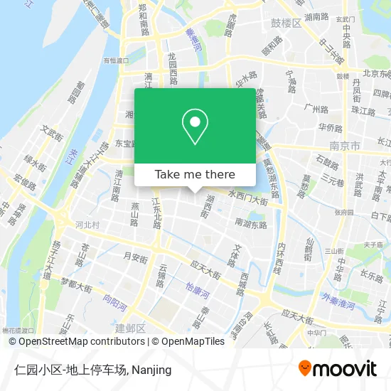 仁园小区-地上停车场 map