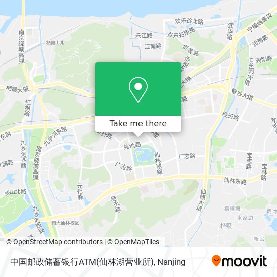 中国邮政储蓄银行ATM(仙林湖营业所) map