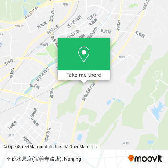 平价水果店(宝善寺路店) map