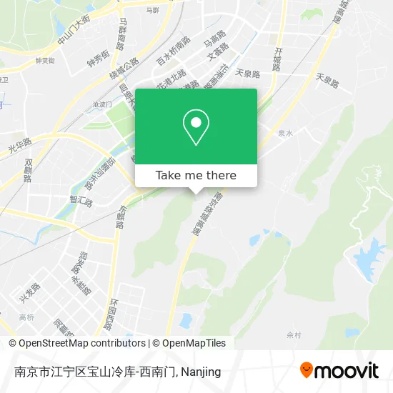 南京市江宁区宝山冷库-西南门 map