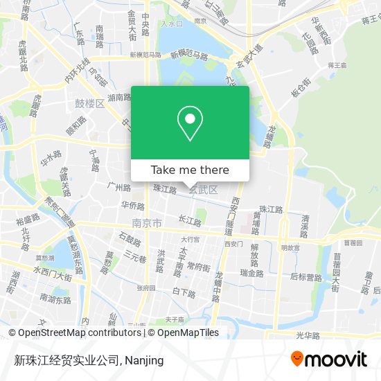 新珠江经贸实业公司 map