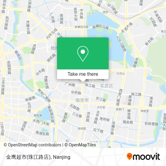 金鹰超市(珠江路店) map