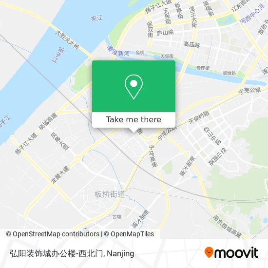 弘阳装饰城办公楼-西北门 map