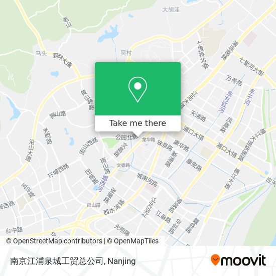 南京江浦泉城工贸总公司 map