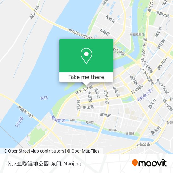 南京鱼嘴湿地公园-东门 map