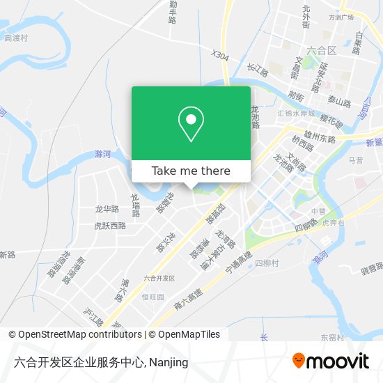 六合开发区企业服务中心 map