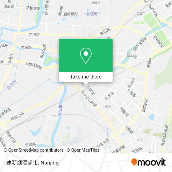 建新烟酒超市 map