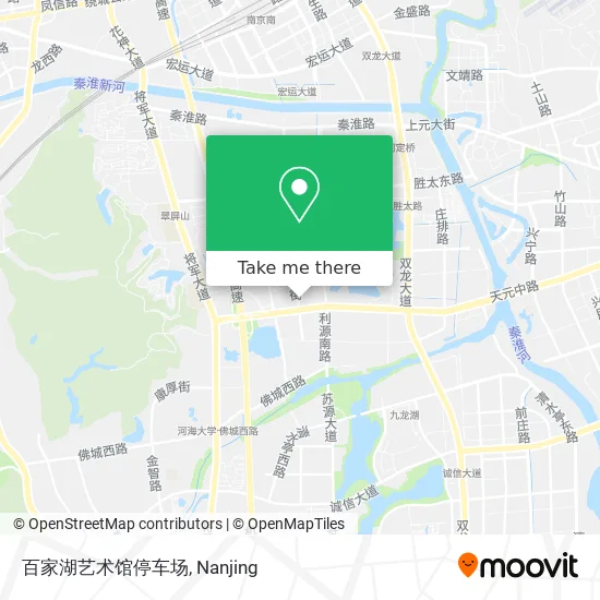 百家湖艺术馆停车场 map