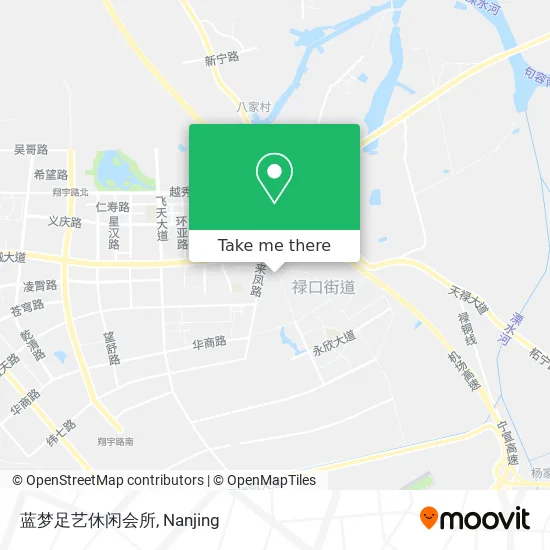 蓝梦足艺休闲会所 map