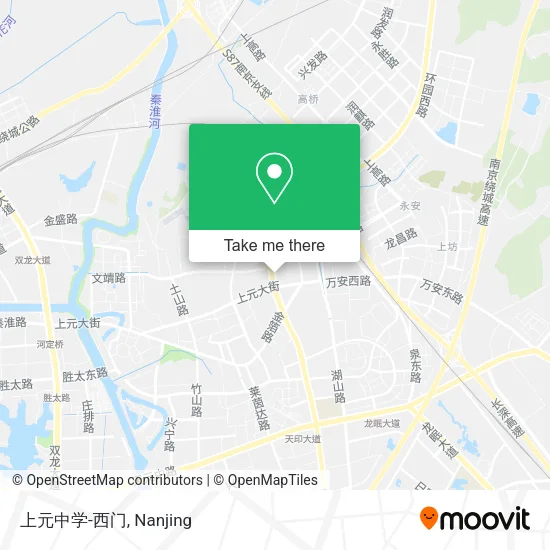 上元中学-西门 map
