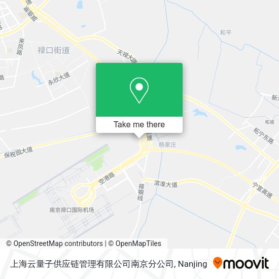 上海云量子供应链管理有限公司南京分公司 map