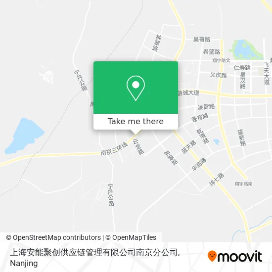 上海安能聚创供应链管理有限公司南京分公司 map