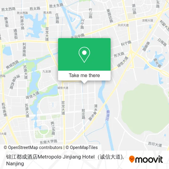 锦江都成酒店Metropolo Jinjiang Hotel（诚信大道) map