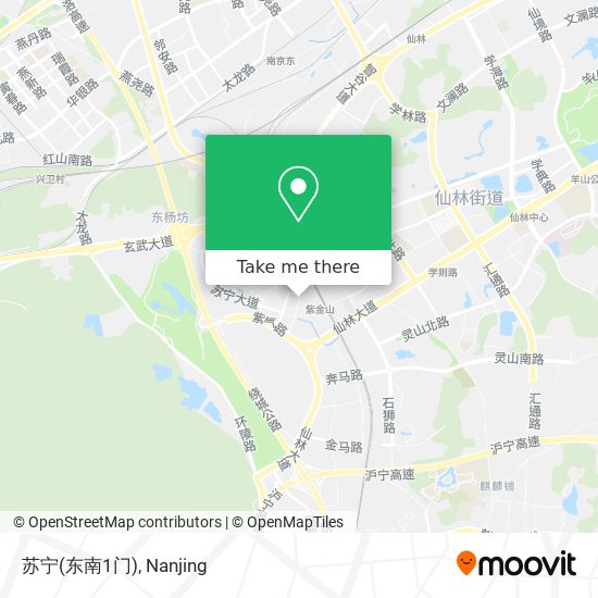 苏宁(东南1门) map