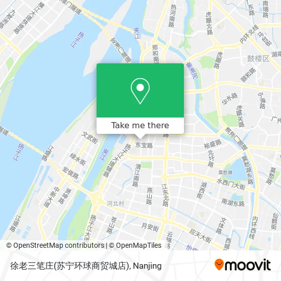 徐老三笔庄(苏宁环球商贸城店) map