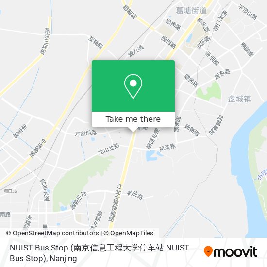 NUIST Bus Stop map