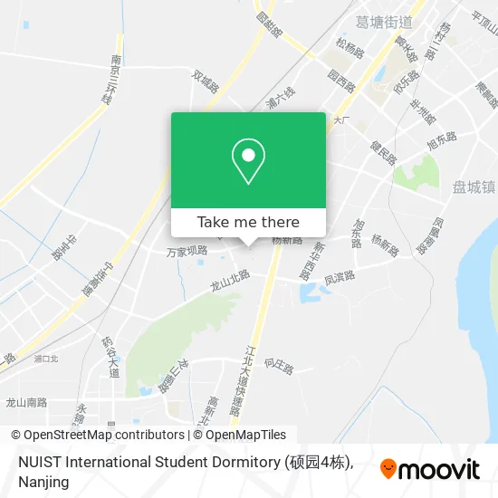 NUIST International Student Dormitory (硕园4栋) map