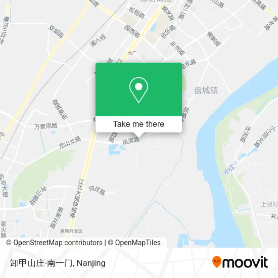 卸甲山庄-南一门 map